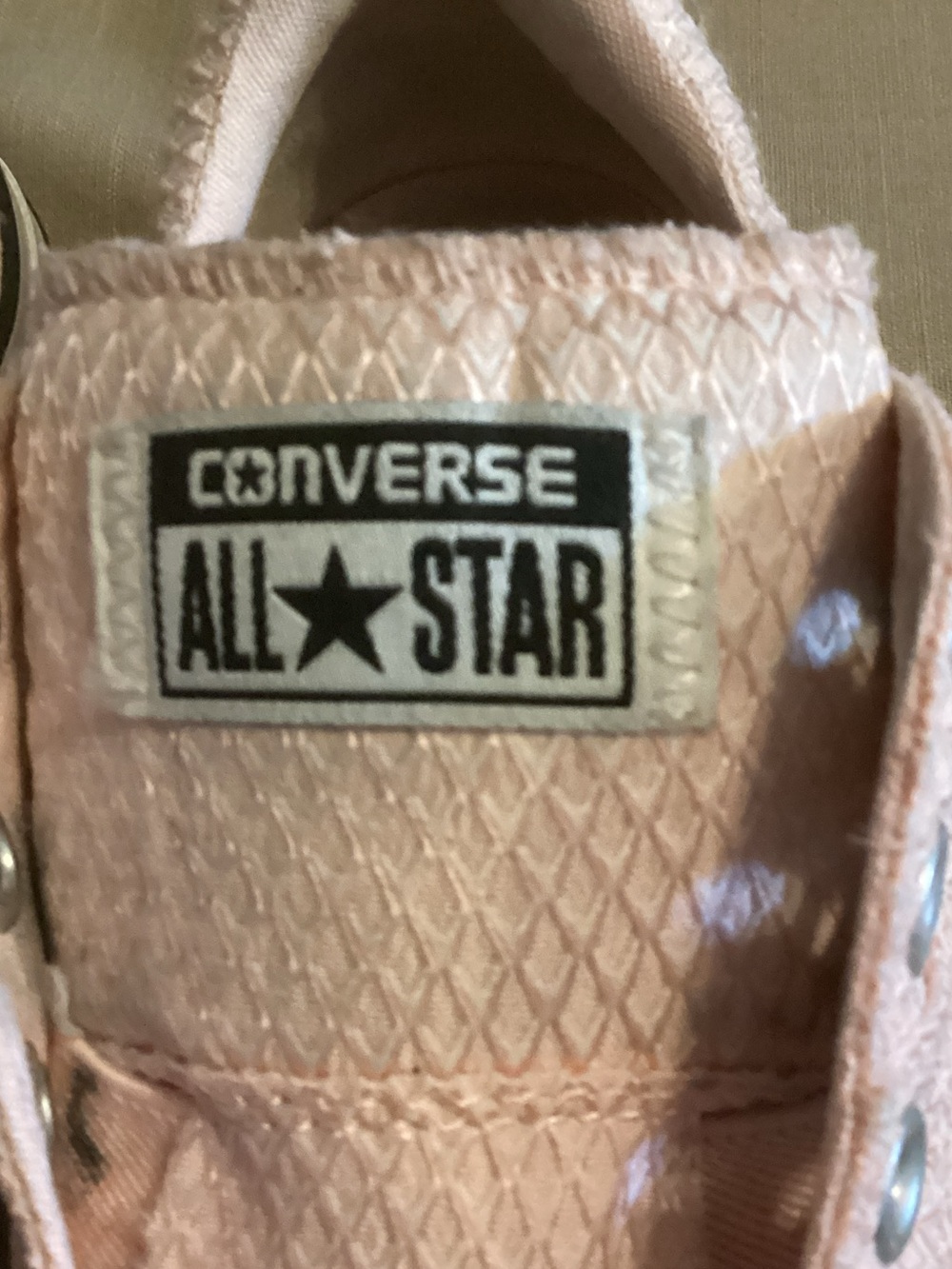 Converse Pink Textured Slip-On Low Top Sneakers - Picture 2 of 6